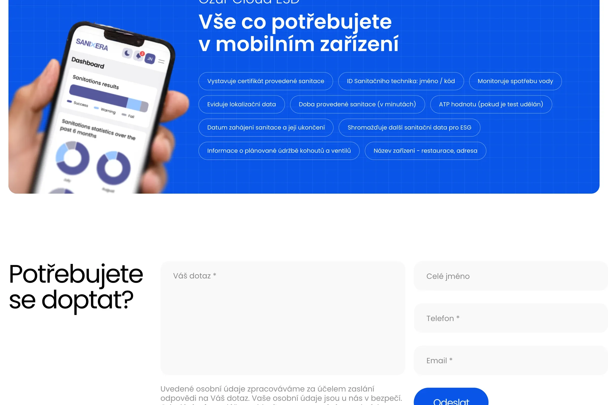 Aplikace Ozur Cloud ESD: vše, co potřebujete v mobilním zařízení