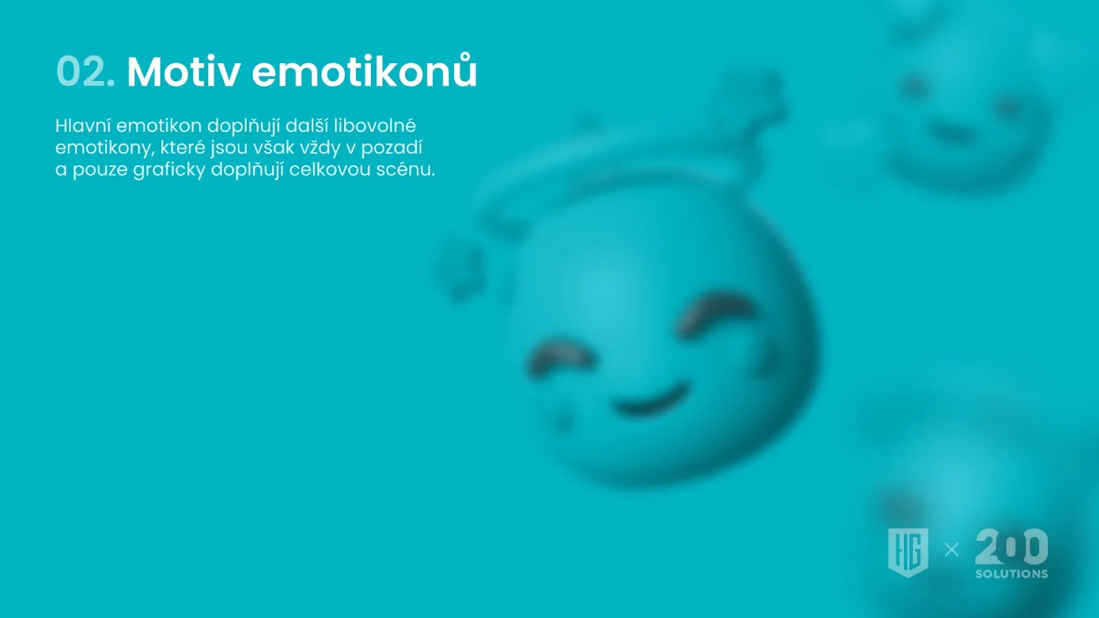 Grafický manuál, strana 3: Motiv emotikonů