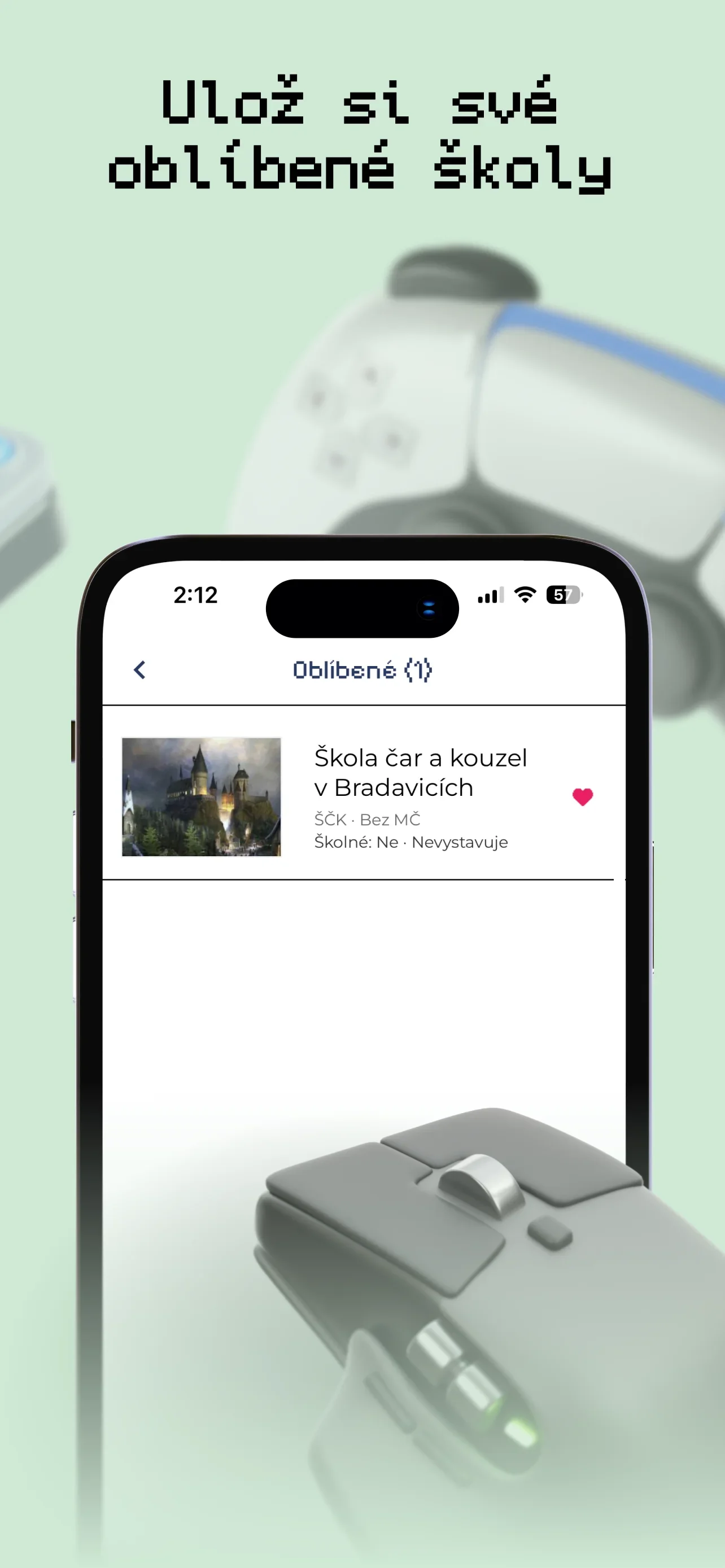 Z App Store: Ulož si své oblíbené školy