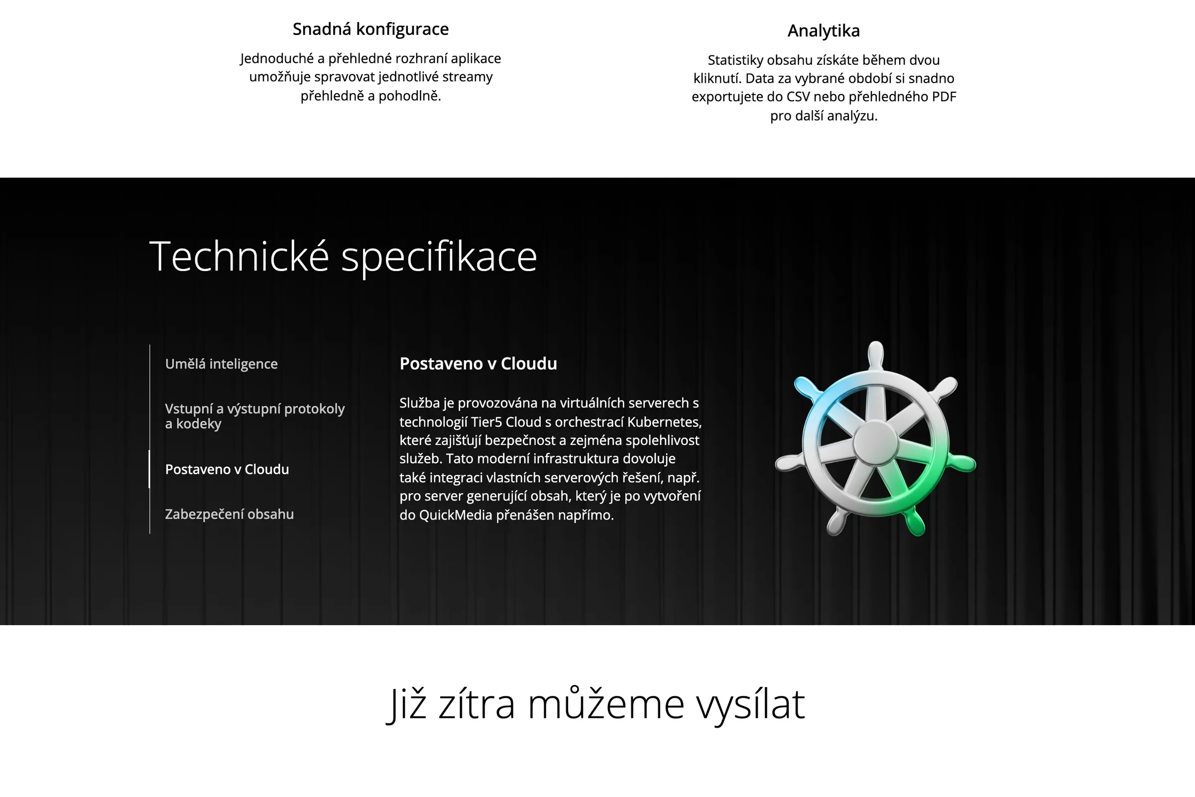 The Technical specifications section: artificial intelligence, protocols, cloud and security