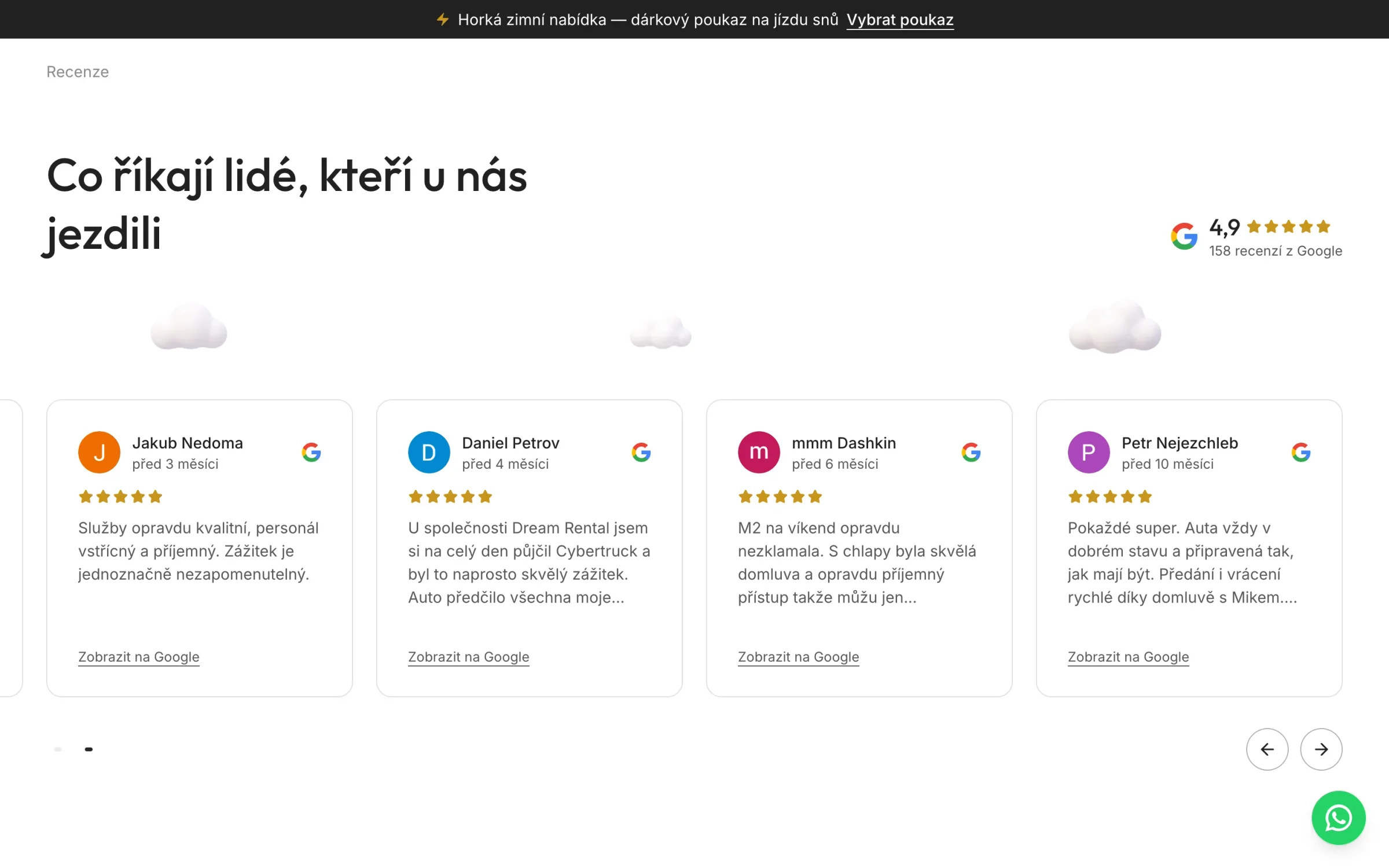 Recenze z Googlu